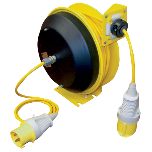 Spring Rewind Cable Reel 110V, Redashe - 15 Metre Length