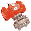 Pneumatic Actuated Stainless Steel Ball Valves, Prisma - Single Acting Actuation, Spring Return, BSPP