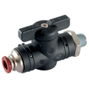 Ball Valves, Aircomp Stampotecnica - Straight Ball Valves, Tube x BSPP