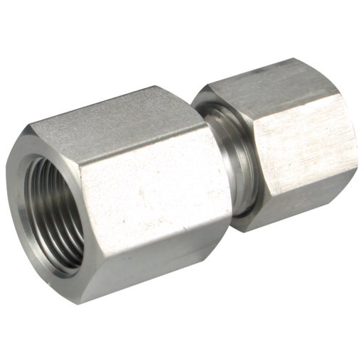 Female Stud Couplings, PH Industrie - BSPP Female x Tube, Light Duty