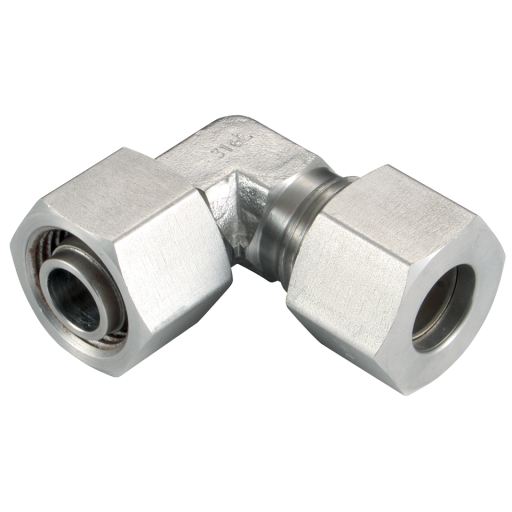 Adjustable 90° Swivel Elbows, PH Industrie - Metric Female x Tube, Light Duty