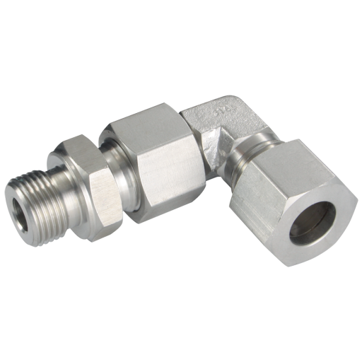 Adjustable 90° Swivel Elbows, PH Industrie - Metric Male x Tube, Light Duty