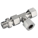 Adjustable Tees, PH Industrie - Metric Male x Tube Adjustable on the Run, Heavy Duty