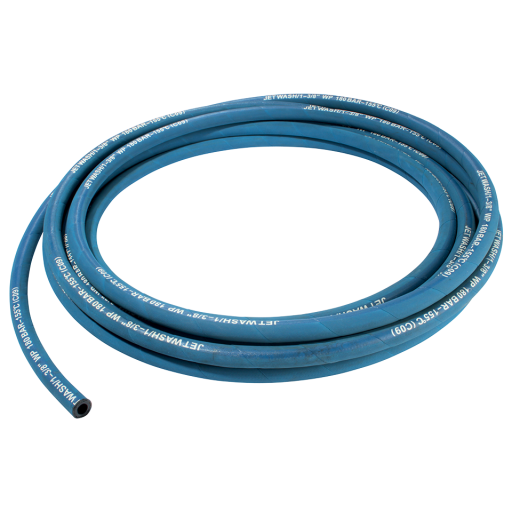 Blue Jet Wash Pressure Washer Hose, Hiprho - 1 Wire, 10 Metre Coils