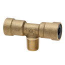 Male Stud Branch Tees, Camozzi - NPT Male x Tube