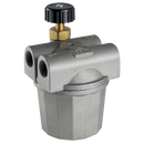 Diesel Oil Filters with Cock & Check Valve-Series 20250 - Aluminium, BSPP