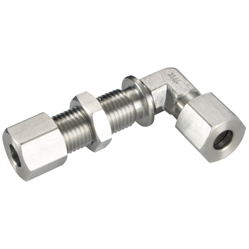 90° Bulkhead Elbows, PH Industrie - Tube x Tube, Light Duty