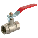 Standard Lever Ball Valves, Centreglow - Red Handle, BSPP
