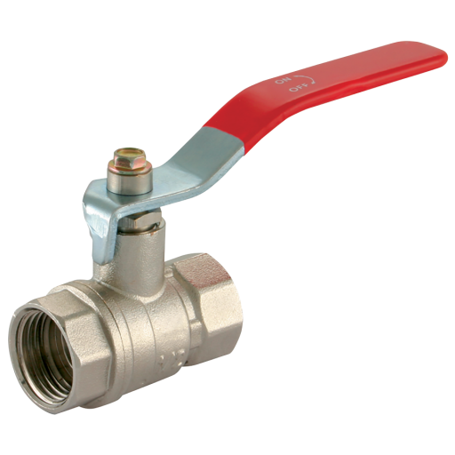 Standard Lever Ball Valves, Centreglow - Red Handle, BSPP