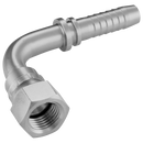 90° Elbows, PH Industrie - Metric Male 24° Cone Seat, Light Duty with O-Ring, DIN 2353 x Swept Hose Tail