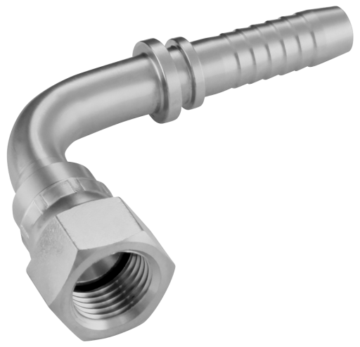 90° Elbows, PH Industrie - JIC 37° Female x Swept Hose Tail