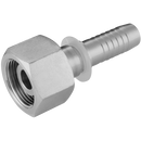 Female x Hose Tail, PH Industrie - Metric Female 24° Cone seat, Light Duty with O-Ring, DIN 2353 x Hose Tail