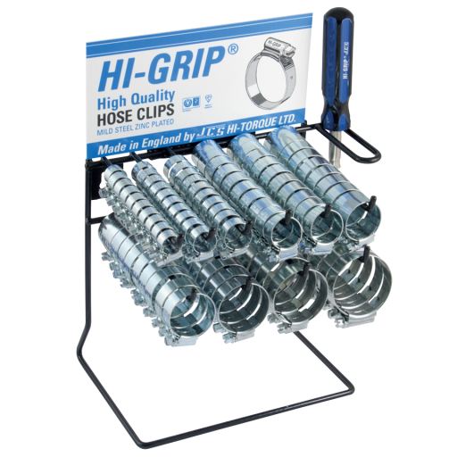 Clip Dispensers, JCS - Hi-Grip, Zinc Plated, 100 Clip Dispenser