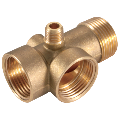 Brass, Hose Connector for Pumps & Tanks, ITAP - Male BSPT x Female BSPP