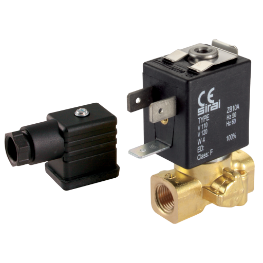 General Purpose 3/2 N/C, Direct Acting Solenoid Valves, Sirai - BSPP