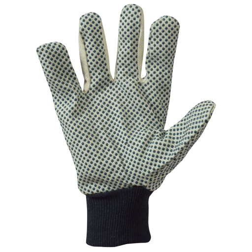 Gloves - Polka Dot Cotton Knitwrist Gloves