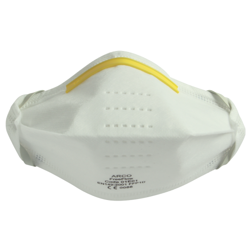 Disposable Half Mask Respirators - Freeflow FFP1 Dust Respirators