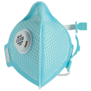 Disposable Half Mask Respirators - Freeflow2 FFP2 Valved Fold Flat Respirator