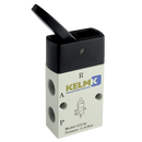 In-Line Manual 3/2 Way Valves, KELM - Lever/Lever