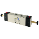 5/3 Way Solenoid, KELM - Solenoid/Solenoid (Supply Sealed Mid Position)