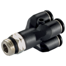 Double Male Stud Branch Y's, Aignep - BSPT Male x Tube