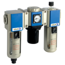 Filter + Regulator + Lubricators, KELM - 300 Series, Semi Auto Drain