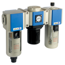 Filter + Regulator + Lubricators, KELM - 400 Series, Semi Auto Drain