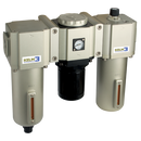 Filter + Regulator + Lubricators, KELM - 600 Series, Semi Auto Drain