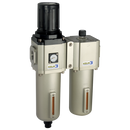 Filter/Regulators + Lubricators, KELM - 600 Series, Semi Auto Drain