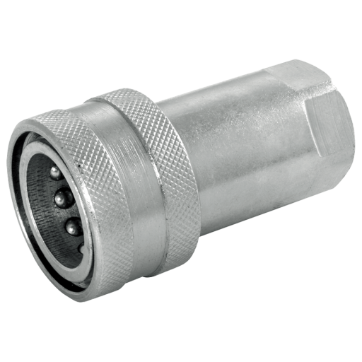 ISO A Profile, Hy-fitt - Couplings, 316 Stainless Steel Viton, BSPP