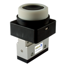 K3M Panel Mount Manual 3/2 Way Valves, KELM - Push Button (Shrouded)