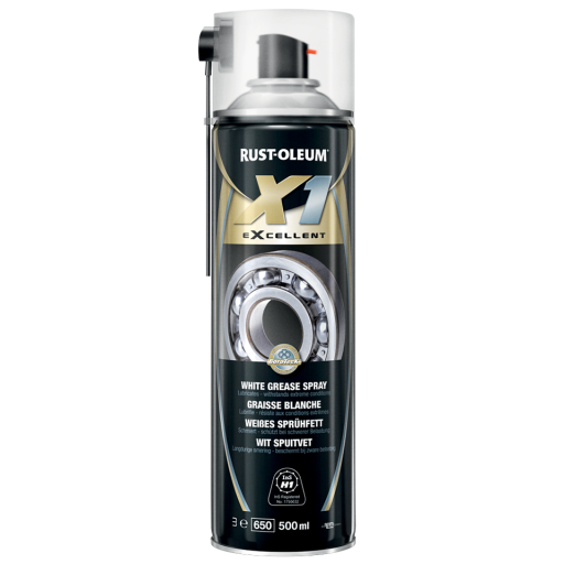 X1 White Grease Spray, Rust-oleum - 500ml