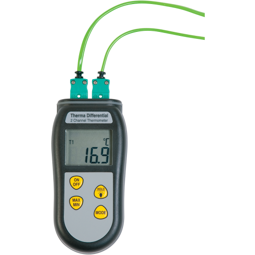 Handheld Thermometers, ETI - Type K, Therma Differential