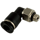 90° Male Stud Swivel Elbows, KELM - BSPT Male x Tube