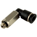 90° Male Stud Swivel Elbows, KELM - BSPP Male x Tube, Extended