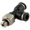 Male Stud Run Swivel Tees, KELM - Metric Male Run x Tube