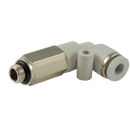 90° Male Stud Swivel Elbows, KELM - BSPP Male x Tube, Extended