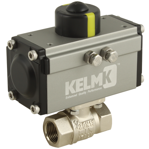 Actuated Ball Valves, KELM - Double Acting 2 Piece