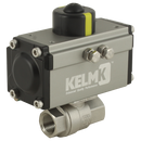 Actuated Ball Valves, KELM - Double Acting 2 Piece, Stainless Steel
