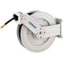 Mountable Steel Air Hose Reel, Conah - Rubber Air Hose, Spring Rewind, 3/8"