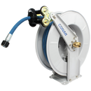 Mountable High Pressure Water Steel Hose Reels, Conah - Blue 1 Wire Pressure Wash, Spring Return, 3/8"