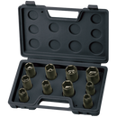 1/2" Impact Socket Set, Aeropro - Metric, 10 Piece Set