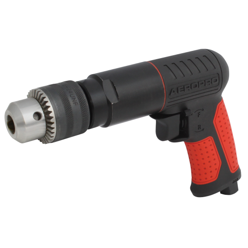 Pistol Grip Reversible Drill, Aeropro - 1/2" Keyed Chuck