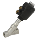 2 Way Stainless Steel Valve Body, PA Nylon Actuator, KELM - Normally Closed