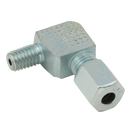 Lubrication Compression Fittings, Type LL - 90° Elbows, Steel Zinc Plated