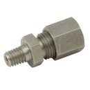 Lubrication Compression Fittings, Type LL - Straights, 304 Stainless Steel