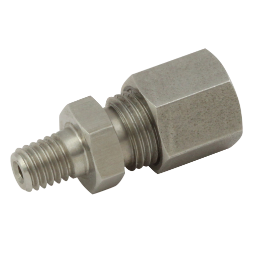 Lubrication Compression Fittings, Type LL - Straights, 304 Stainless Steel