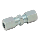Lubrication Compression Fittings, Type LL - Unions, Steel Zinc Plated