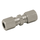 Lubrication Compression Fittings, Type LL - Unions, 304 Stainless Steel