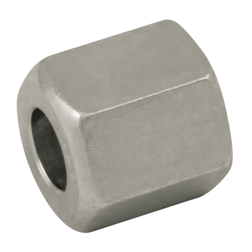 Lubrication Compression Fittings, Type LL - Compression Nuts, 304 Stainless Steel